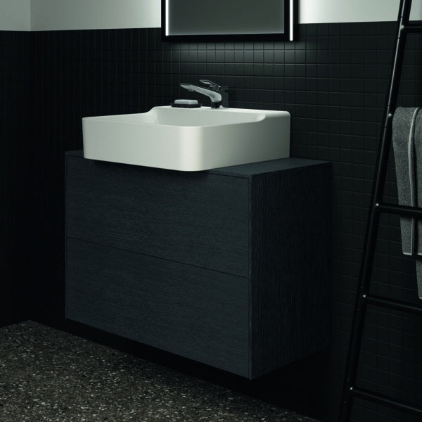 Ideal Standard Conca Waschtischunterschrank Eiche hell 802 mm – 2 Auszüge, Push-Open, wandhängend