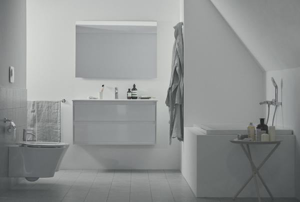Ideal Standard Möbelwaschtisch Connect Air 1040 mm, 1 Hahnloch, mit Überlauf, Weiß
