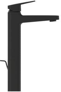 Ideal Standard Ceraplan H250 Waschtischarmatur mit Ablaufgarnitur, 138 mm Ausladung, Chrom