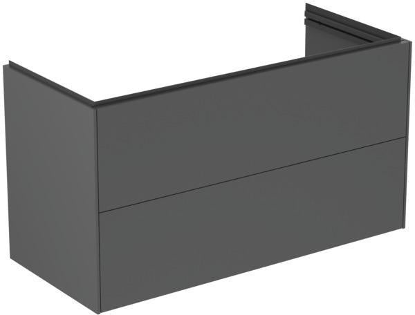 Ideal Standard Conca Möbelwaschtischunterschrank 1000x440mm 2 Auszüge Weiß Matt