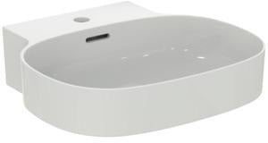 Ideal Standard Aufsatzwaschtisch Linda-X 500x480mm Weiß mit 1 Hahnloch & Überlauf