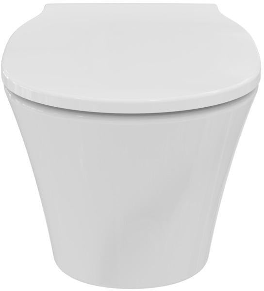 Ideal Standard Wand-T-WC-Kombipaket Connect Air mit AQUABLADE und Softclosing, 365x540mm, Weiß