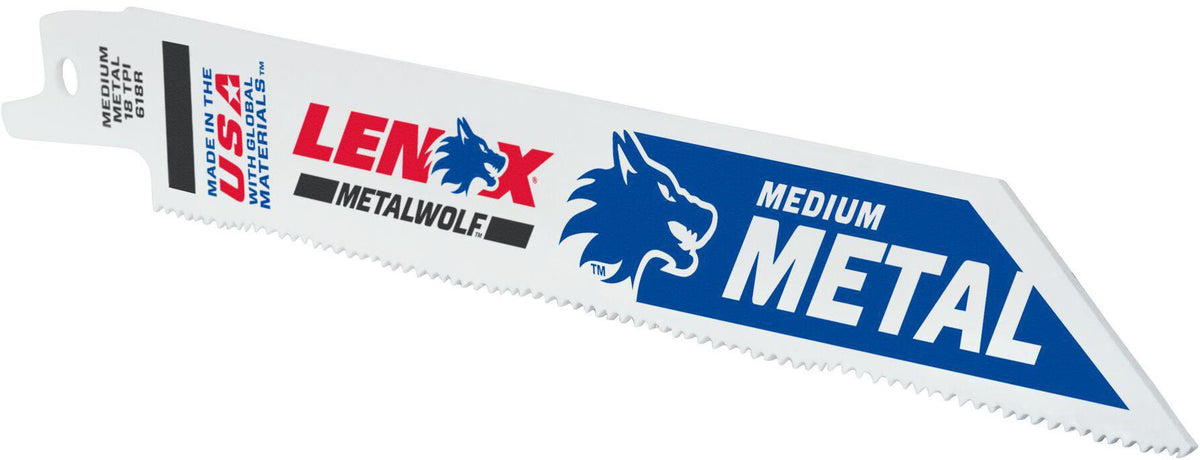 LENOX Säbelsägeblatt 614R 152 mm Bi-Metall HSS TPI 14 für Rohre und Stahl