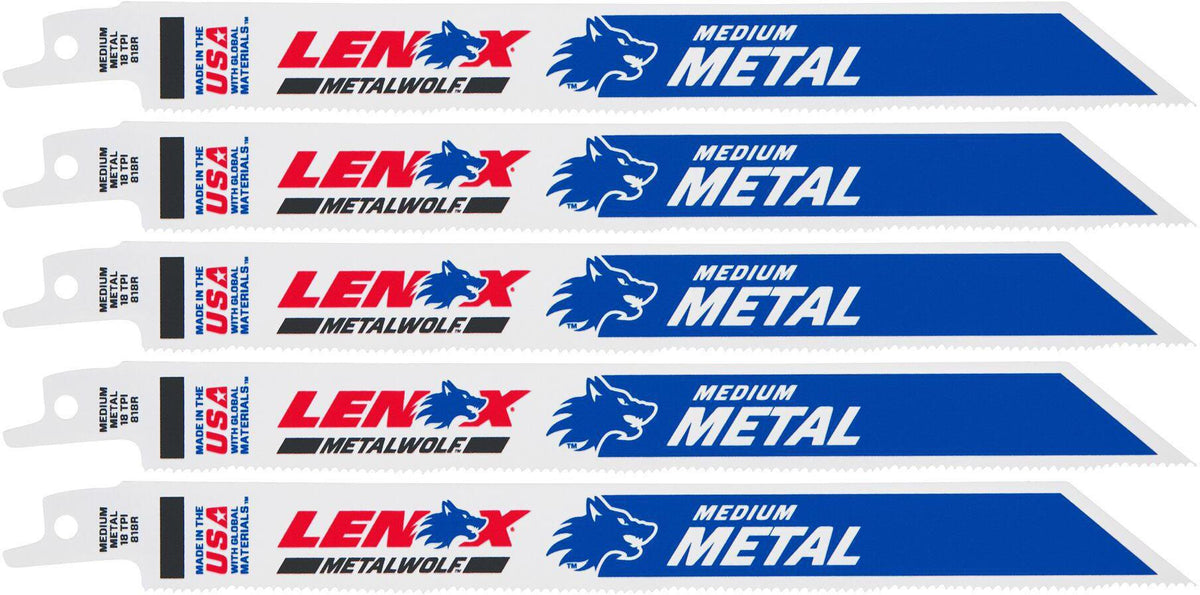 LENOX Säbelsägeblatt 614R 152 mm Bi-Metall HSS TPI 14 für Rohre und Stahl
