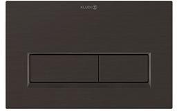 KLUDI UNIFIX Betätigungsplatte Eckig 244 x 160 mm Chrom – 2-Mengen-Spülung, Frontbedienung