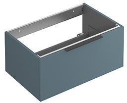 KLUDI ICOS Wand-Waschtischunterschrank 80 cm Matt Light Dove mit Soft-Close-Auszug