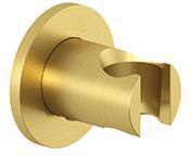 KLUDI A-QA Wandhalter rund starr Chrom – Brausehalter mit verdeckter Befestigung