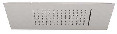 KLUDI ASANA Kopfbrause 600 x 300 mm Regen & Wasserfall Chrom – 2 Strahlarten, Deckeneinbau