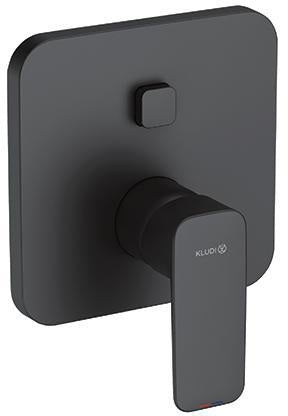 KLUDI PURE&STYLE Unterputz-Wannenfüll- und Brause-Einhandmischer mit Push&Switch Funktionseinheit, Chrom