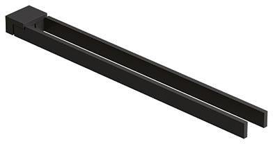 KLUDI VELA C Doppel-Handtuchstange 430 mm Chrom – verstellbar, verdeckte Wandmontage