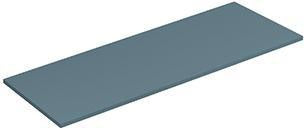 KLUDI ICOS Deckplatte 140,8 x 50,3 cm Mattweiß – MDF Abdeckplatte für Waschtische