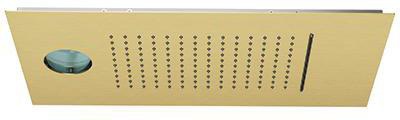 KLUDI ASANA Kopfbrause 60x30 mit Waterfall, SummerRain und AmbienceLight in Chrom