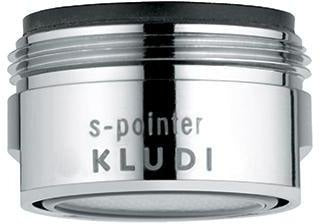 KLUDI Ersatzteil S-Pointer 6 L/min PCA Luftsprudler M24x1 chrom – Sanitär-Zubehör