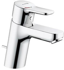 KLUDI PURE & EASY Waschtisch-Einhandmischer 70 SmartStart mit Metallablaufgarnitur chrom