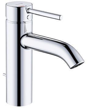 KLUDI BOZZ Waschtisch-Einhandmischer 100 mm SmartStart mit Ablaufgarnitur Chrom