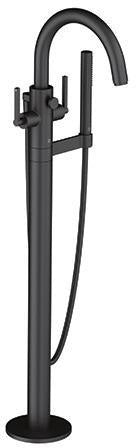 KLUDI NOVA FONTE PURISTIC Freistehende Wannenarmatur Chrom – 2-Griff, Standmontage, DN 20