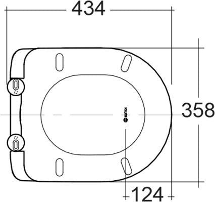 KLUDI RESA R WC-Sitz Urea Soft-Close Mattschwarz mit Schnelllösefunktion