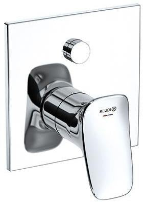 KLUDI AMBA Unterputz-Wannen- und Brause-Einhandmischer chrom mit PUSH&SWITCH