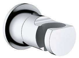 KLUDI NOVA FONTE Wand-Brausehalter DECO Chrom – Messing, verdeckte Befestigung