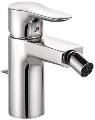KLUDI OBJEKTA Bidet-Einhandmischer DN 15 mit Ablaufgarnitur – Chrom