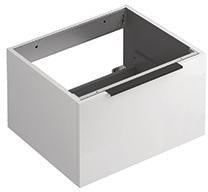 KLUDI ICOS Wand-Waschtischunterschrank 60 cm Mattweiß mit Soft-Close