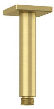 KLUDI A-QA Deckenauslass 150 mm eckige Rosette chrom – DN 15, G 1/2