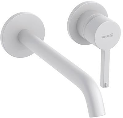 KLUDI NOVA FONTE Pura Waschtisch-Wand-Einhandmischer 220 mm chrom, ohne Ablaufgarnitur