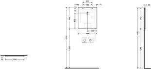 KLUDI LUMA LED-Spiegel 60x60 cm mit Entfeuchter – 6000 K, 980 Lumen, rund