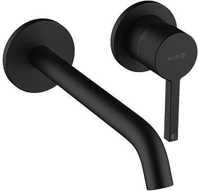 KLUDI NOVA FONTE Pura Waschtisch-Wand-Einhandmischer 220 mm chrom, ohne Ablaufgarnitur