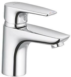 KLUDI PURE & SOLID Waschtisch-Einhandhebelmischer 75 – chrom, ohne Ablaufgarnitur, DN 15