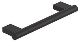 KLUDI VELA C Wannengriff chrom 300 mm – Wandmontage mit Befestigungsmaterial