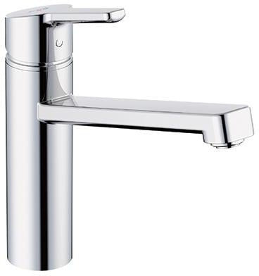 KLUDI M3 Spültisch-Einhandmischer DN 15 Chrom – 360° schwenkbarer Auslauf