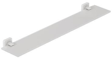KLUDI VELA S Glasablage Chrom – Wandmontage mit verdeckter Befestigung & Sicherheitsglas
