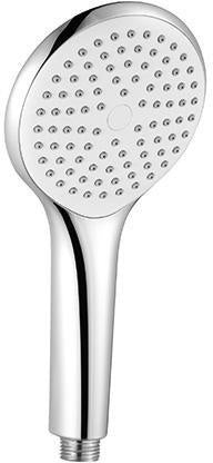 KLUDI FRESHLINE Handbrause RS 1S, 9 l/min, Chrom – 1 Strahlart, Antikalksystem, 120 mm Duschkopf