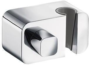 KLUDI A-QA Wandanschlussbogen mit Brausehalter und Keramik-Absperrventil Chrom