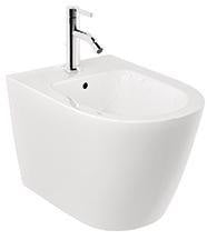 KLUDI-RESA R Wand-Bidet 52 cm in Mattschwarz mit verdeckter Befestigung