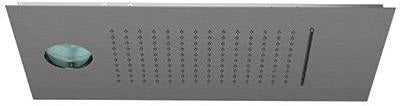 KLUDI ASANA Kopfbrause 60x30 mit Waterfall, SummerRain und AmbienceLight in Chrom