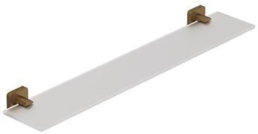 KLUDI VELA S Glasablage Chrom – Wandmontage mit verdeckter Befestigung & Sicherheitsglas