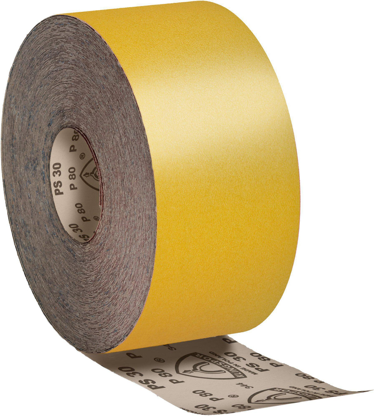 KLINGSPOR Schleifpapierrolle PS 30 D 115 mm K60 Korund für Lack, Farbe und Spachtel