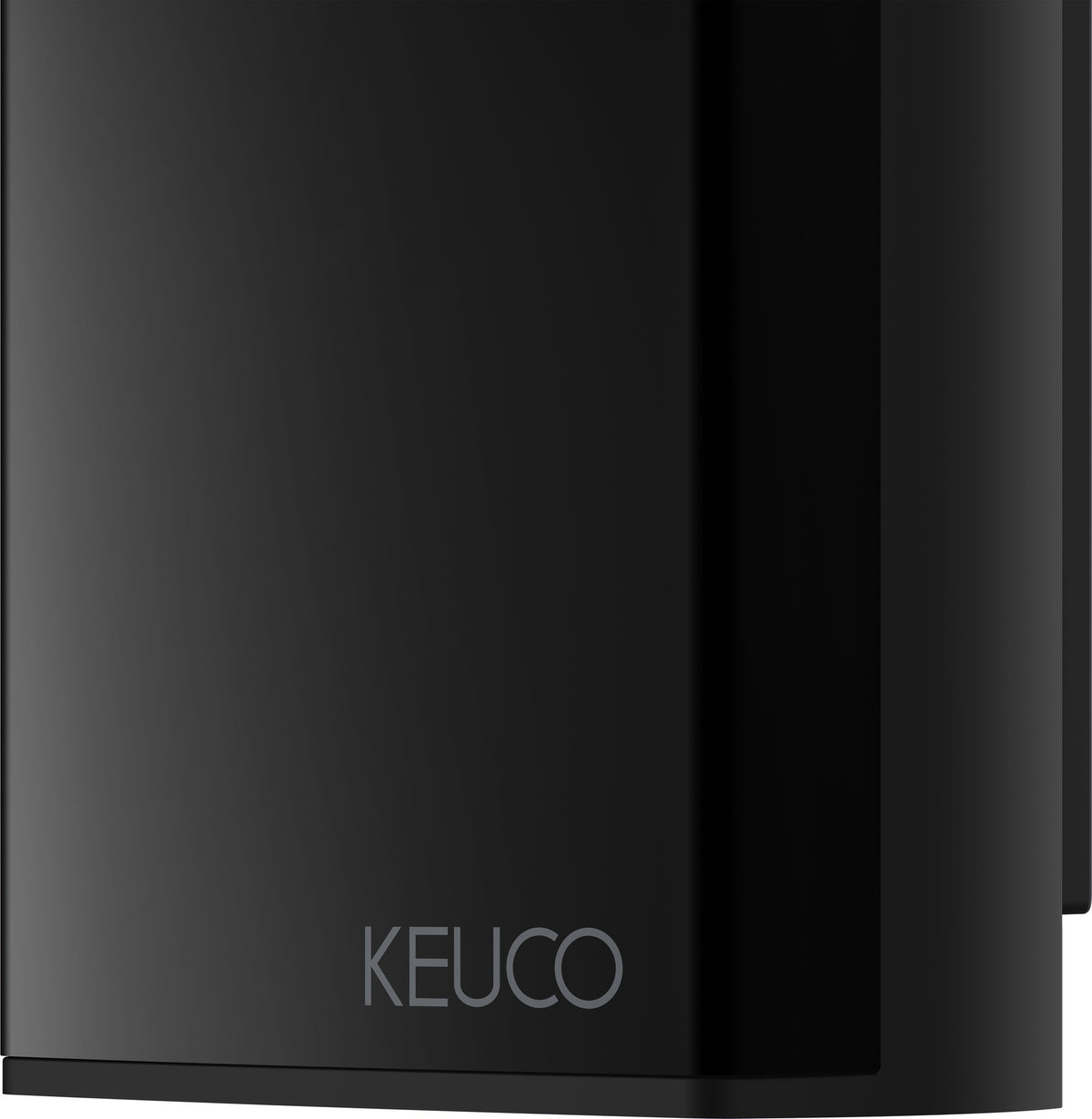 KEUCO AXESS Brausehalter 35010 höhenverstellbar schwarz matt – flexible Duschkopfhalterung