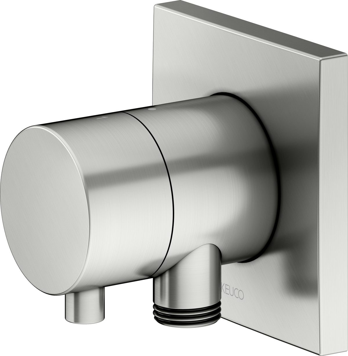 KEUCO IXMO Comfort 2-Wege Umstellventil Unterputz DN15 – Messing gebürstet, rund