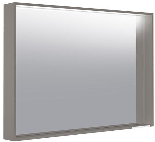 KEUCO X-Line Lichtspiegel 460x850mm anthrazit – LED, Touch-Sensor, A++