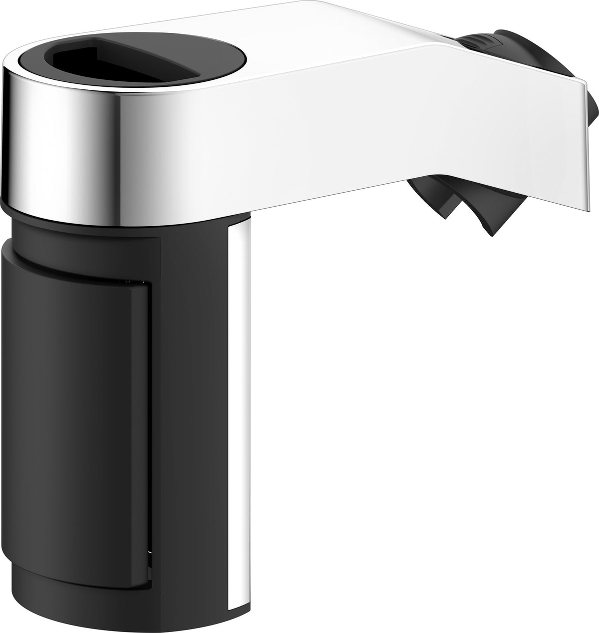 KEUCO AXESS Brausehalter 35010 höhenverstellbar schwarz matt – flexible Duschkopfhalterung