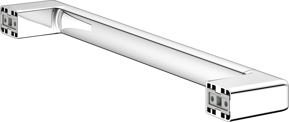 KEUCO Collection Moll Badetuchhalter 400 mm verchromt – Wandmontage, eckige Form, 1 Stange