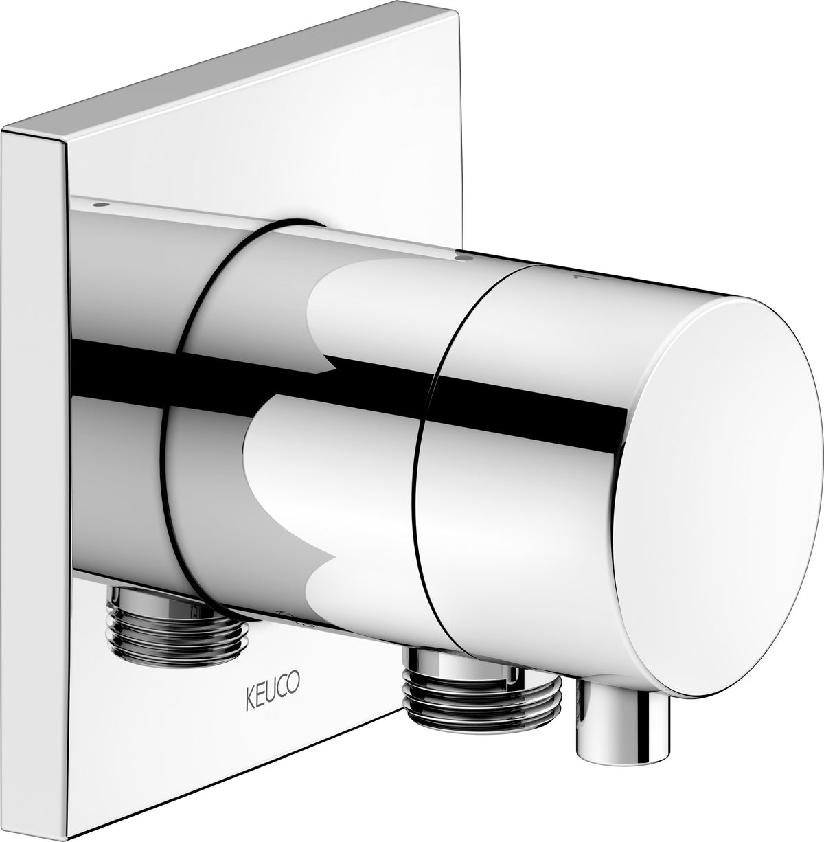 KEUCO IXMO Comfort 2-Wege Umstellventil eckig verchromt mit Schlauchanschluss