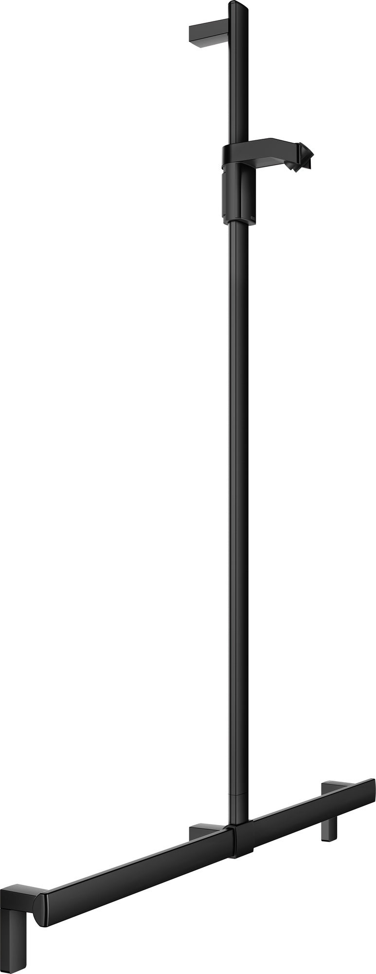 KEUCO Duschhandlauf AXESS 35014, silber-eloxiert, 1000/1301 mm, mit Brausestange