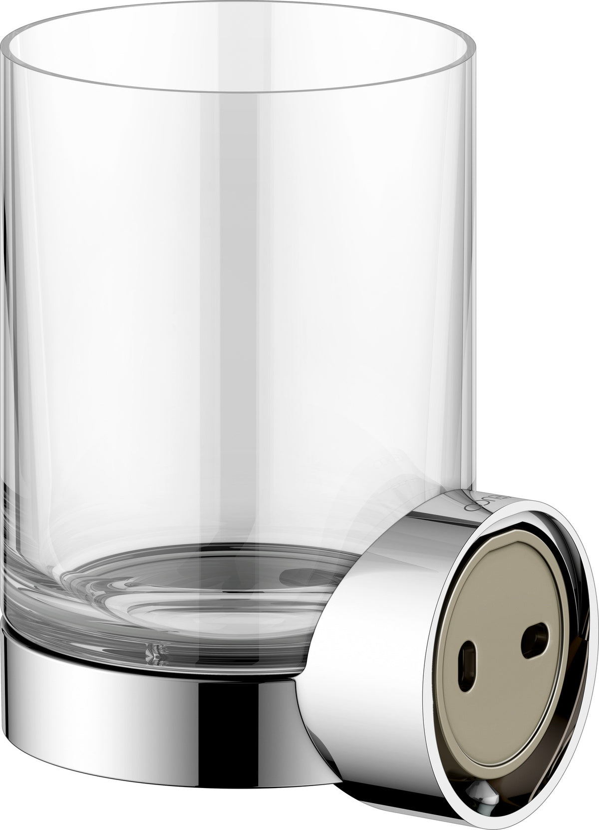 KEUCO REVA Glashalter 12850 mit Echtkristall-Glas – verchromt
