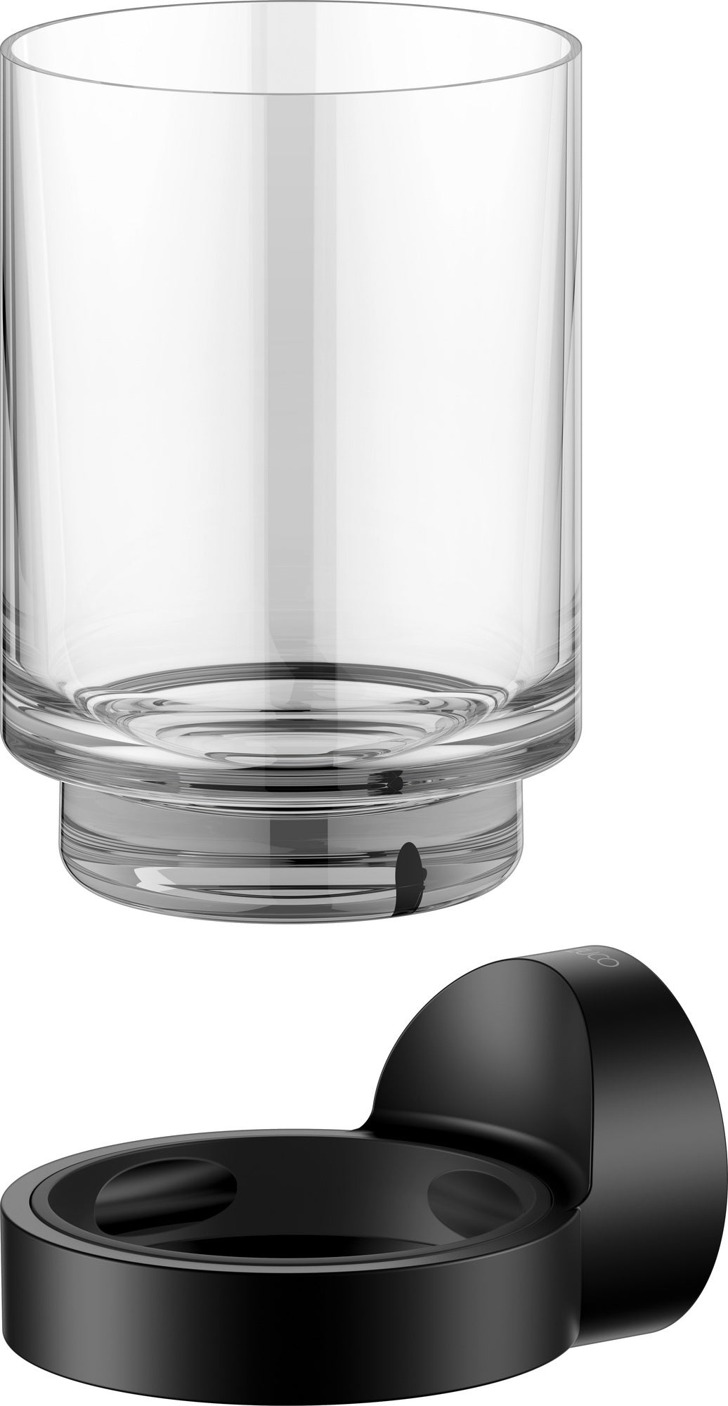 KEUCO REVA Glashalter 12850 mit Echtkristall-Glas – verchromt