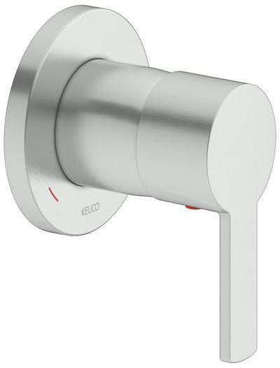 KEUCO Plan Blue Unterputz Einhebelmischer Aluminium-Finish – Fertigmontageset