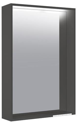 KEUCO X-Line Lichtspiegel 460x850mm anthrazit – LED, Touch-Sensor, A++